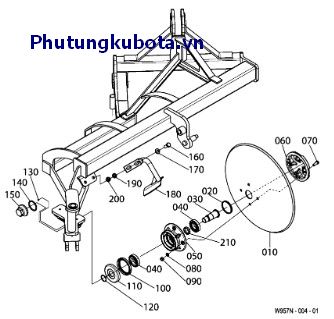Trục đĩa số 3
